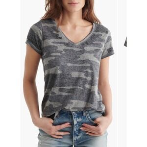 Lucky Brand Burnout Camo Tee — Med - Soft‎ & Comfy, Camocore 90sStyle Y2K Casual